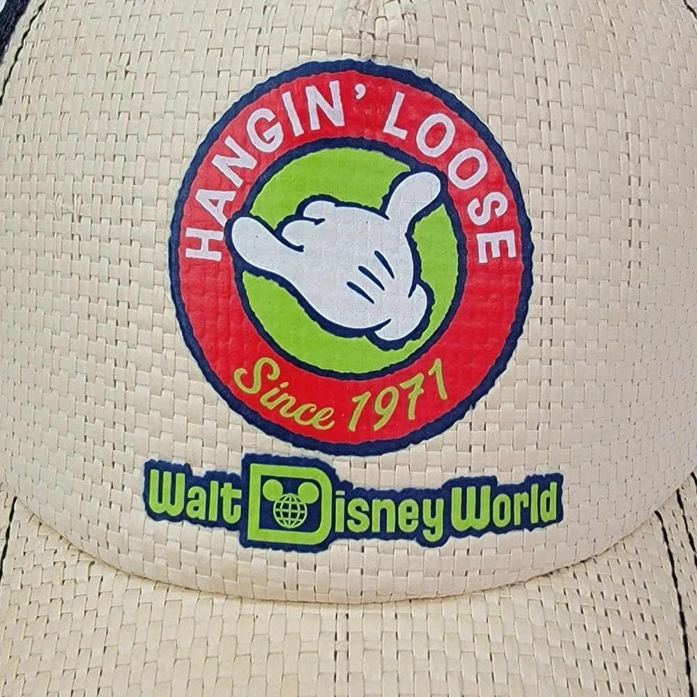 Disney Parks Mickey Mouse Hang Loose Snapback Hat Ball Cap Authentic Unisex OSFA